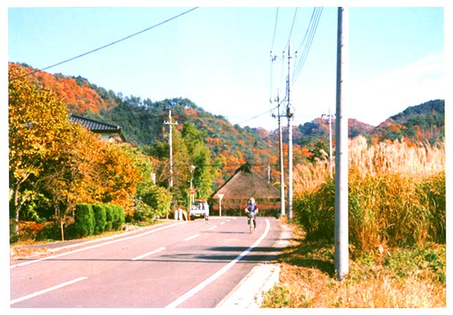 那珂川東側地域境の農村